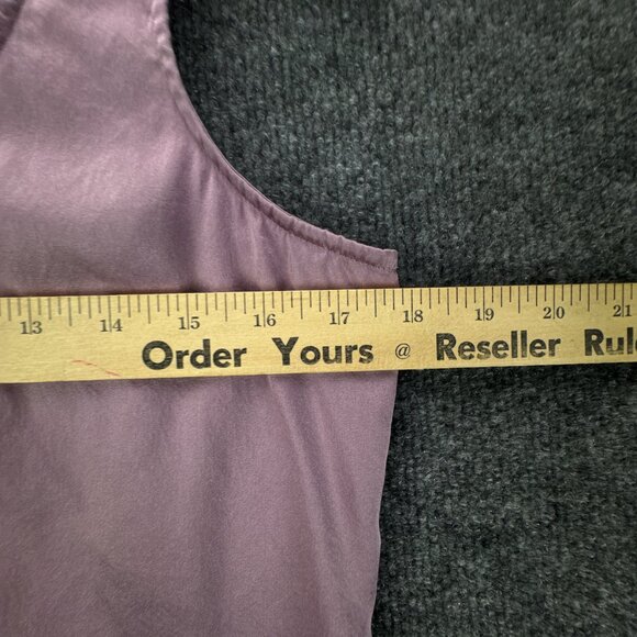 Eileen Fisher Tank Top Women XS Purple Silk Blend Minimalist Soft Quiet Luxury - Picture 8 of 8